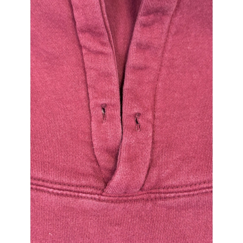 John Galt Brandy Melville Christy Boston Oversized Hoodie Burgundy Maroon 1Size - Picture 3 of 8